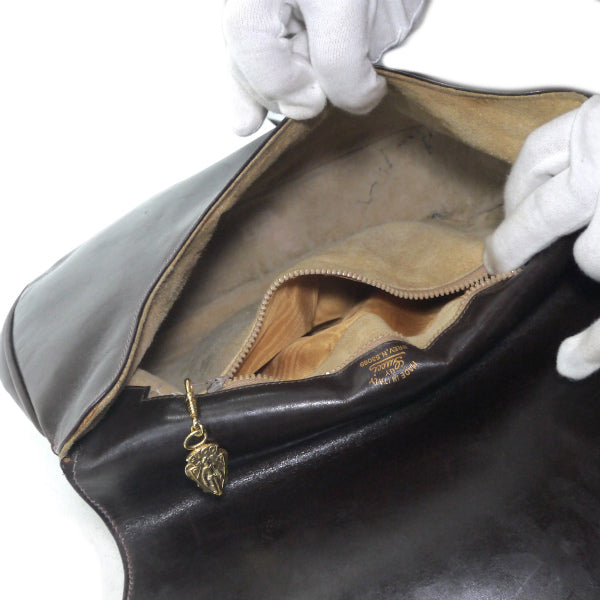 OLD Gucci70s!ワンショルダー（総皮・茶）