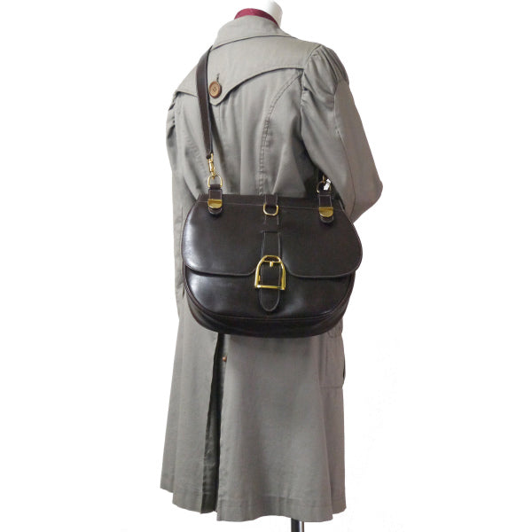 OLD Gucci70s!ワンショルダー（総皮・茶）