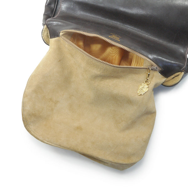 OLD Gucci70s!ワンショルダー（総皮・茶）