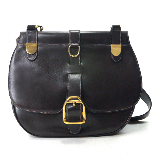 OLD Gucci70s!ワンショルダー（総皮・茶）