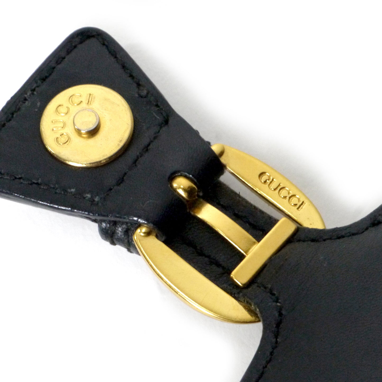 OLD Gucci　総革ミニシェリーショルダー（黒）