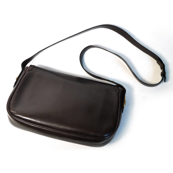 OLD Gucci 茶2Way総皮ショルダー