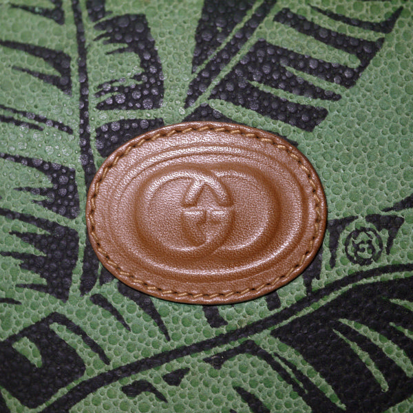 OLD Gucci　トロピカルポシェット（緑）
