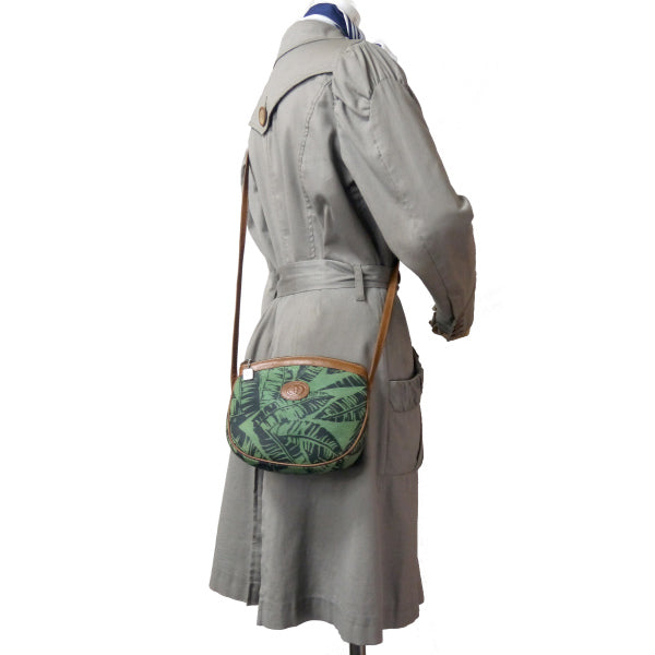 OLD Gucci　トロピカルポシェット（緑）