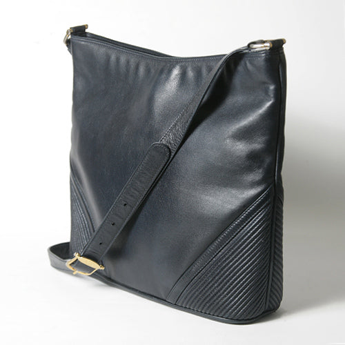 OLD Gucci  ダークネイビー総皮ショルダー