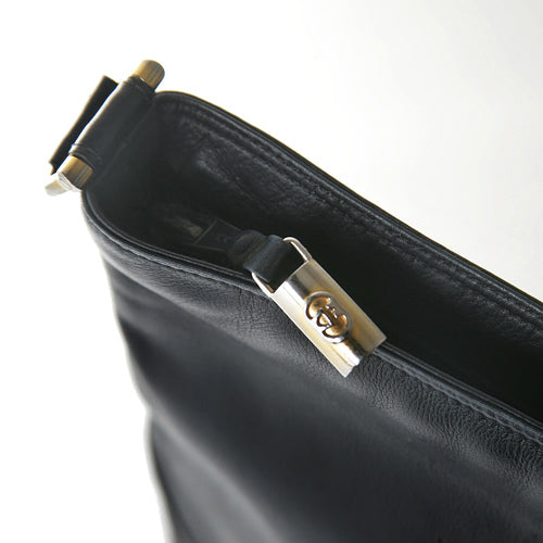 OLD Gucci  ダークネイビー総皮ショルダー