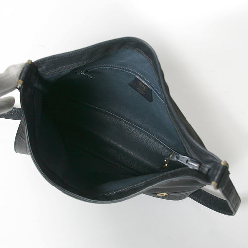 OLD Gucci  ダークネイビー総皮ショルダー