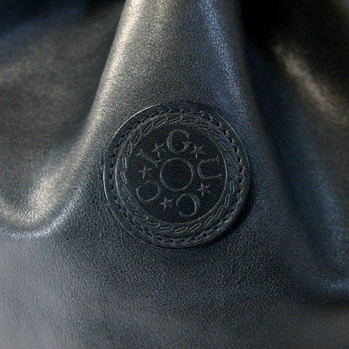 OLD Gucci  ダークネイビー巾着ショルダー