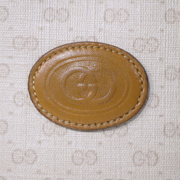 OLD Gucci　マイクロGG巾着ミニショルダー（キャメル×白）