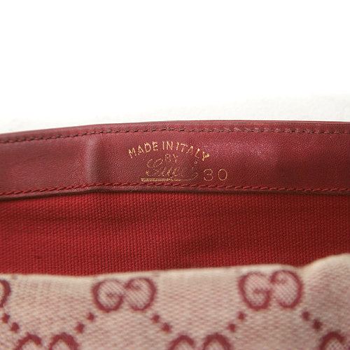 OLD Gucci　GGキャンパスショルダー（赤）