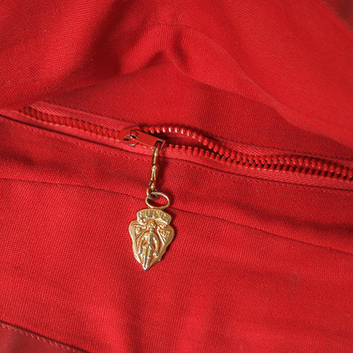 OLD Gucci　GGキャンパスショルダー（赤）