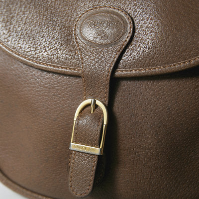 OLD Gucci Plus デッドストック半円ポシェット（カーキ）