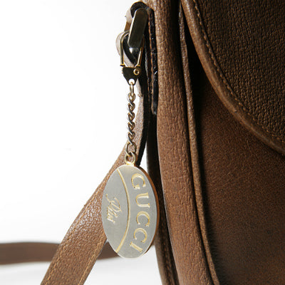 OLD Gucci Plus デッドストック半円ポシェット（カーキ）