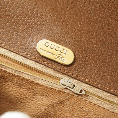 OLD Gucci Plus デッドストック半円ポシェット（カーキ）