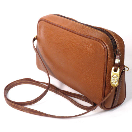 OLD Gucci　総皮斜めがけポシェット（キャメル）