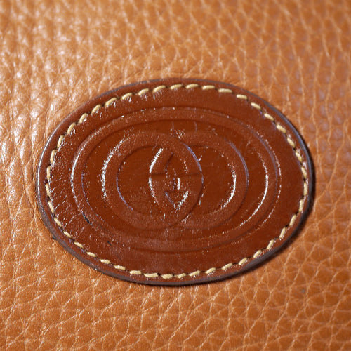 OLD Gucci　総皮斜めがけポシェット（キャメル）