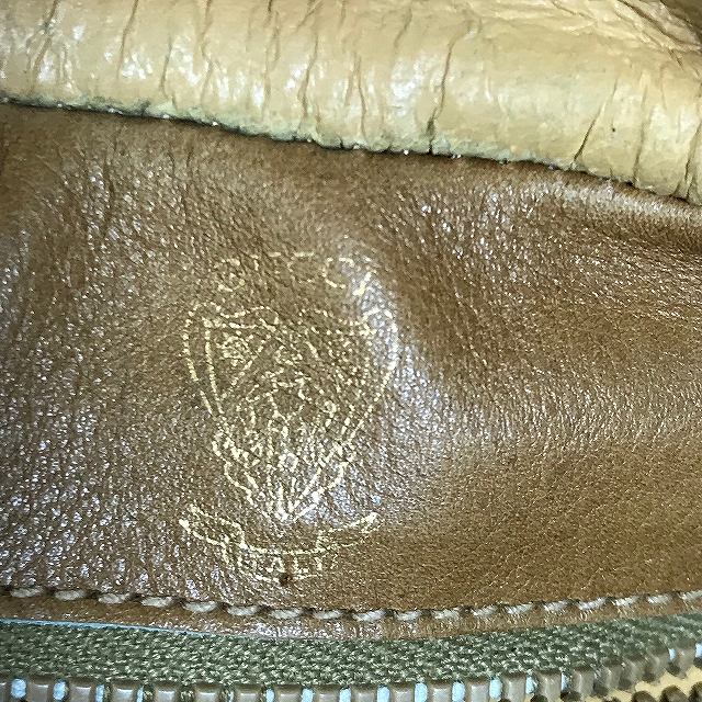 OLD Gucci　総皮キャメル斜めがけポシェット