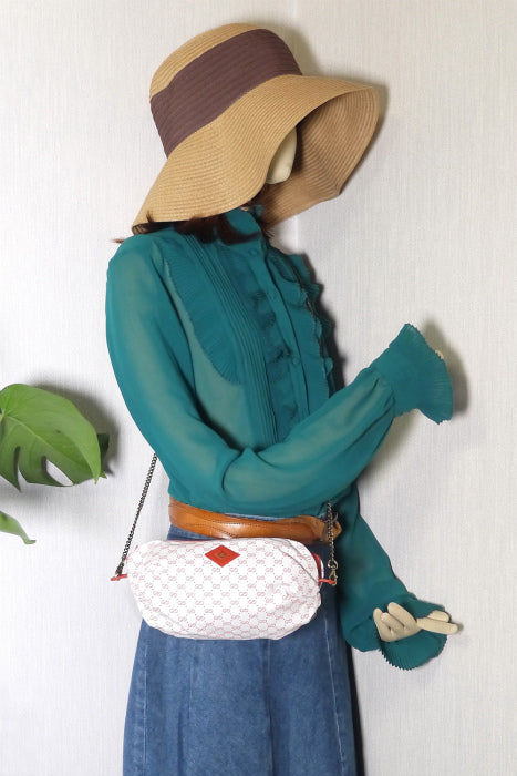 OLD Gucci キャンディポシェット（マイクロGG　赤)