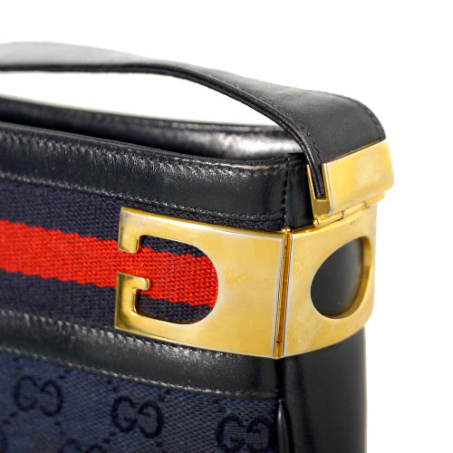 OLD Gucci　ジャガードワンショルダー（青）