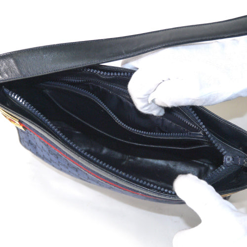 OLD Gucci　ジャガードワンショルダー（青）