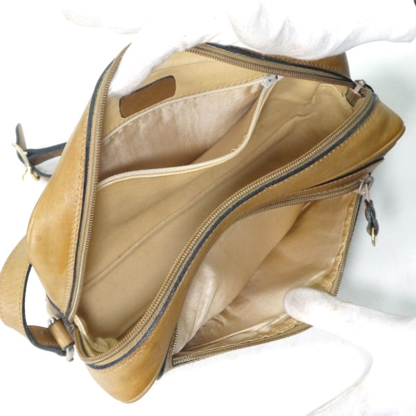 OLD Gucci マイクロＧＧシェリー定番ショルダー（キャメル/ジャガード）