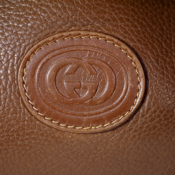 OLD Gucci 総革キャンディポシェット（茶）