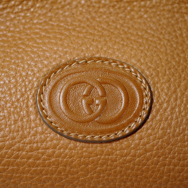 OLD Gucci 総革キャンディ チェーンポシェット（明茶）