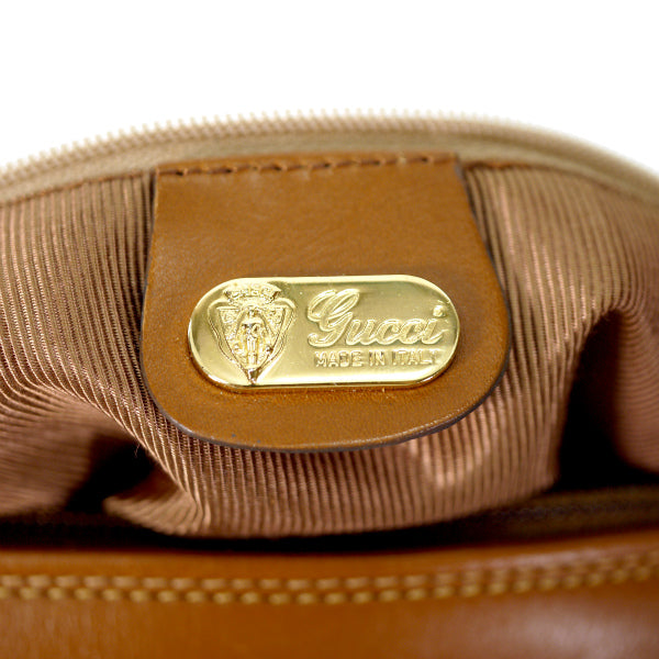 OLD Gucci 総革キャンディ チェーンポシェット（明茶）