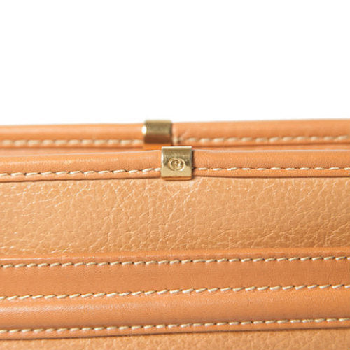 OLD Gucci 総皮ポシェット（キャメル）