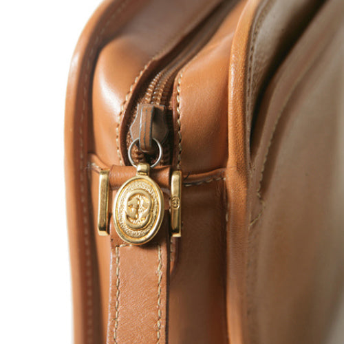 OLD Gucci 総皮ポシェット（キャメル）