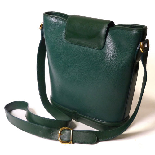 OLD Gucci バケツ型ショルダー(緑)