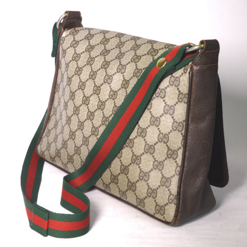OLD Gucci　変身！ホースビットショルダー（茶）
