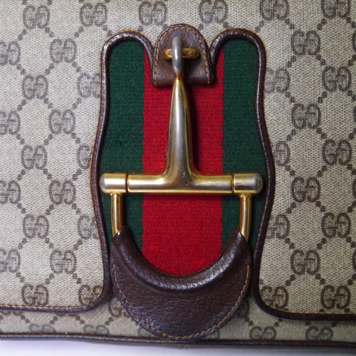OLD Gucci　変身！ホースビットショルダー（茶）