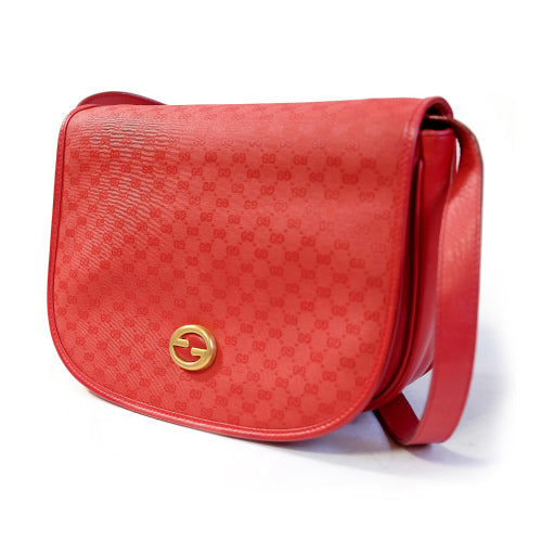 OLD Gucci　マイクロGGワンショルダー（赤）