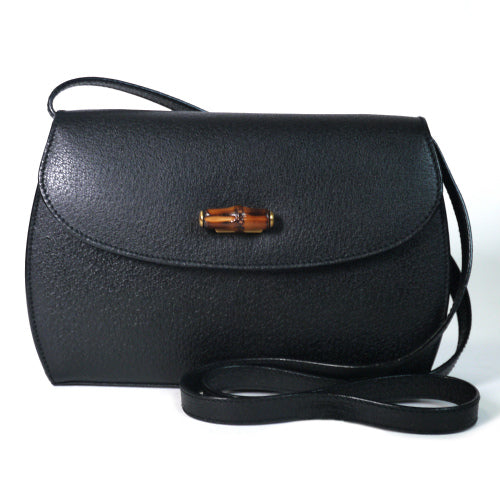 OLD Gucci バンブーショルダー（黒）
