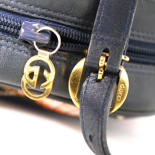 OLDGucci　シェル柄ネイビーショルダー