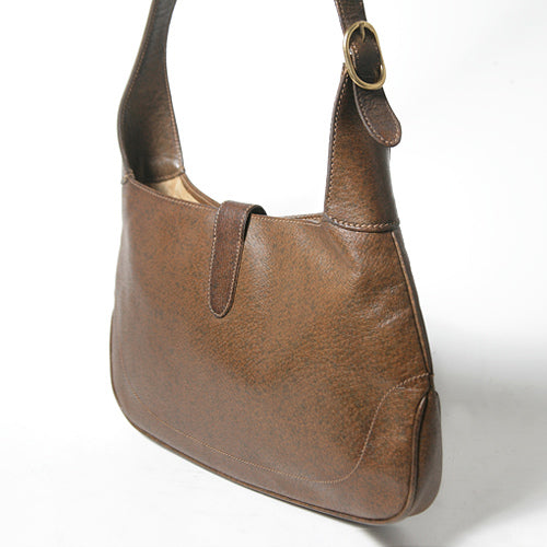 OLD Gucci ジャッキーショルダー ピグスキン（茶）