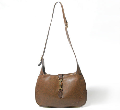 OLD Gucci ジャッキーショルダー ピグスキン（茶）