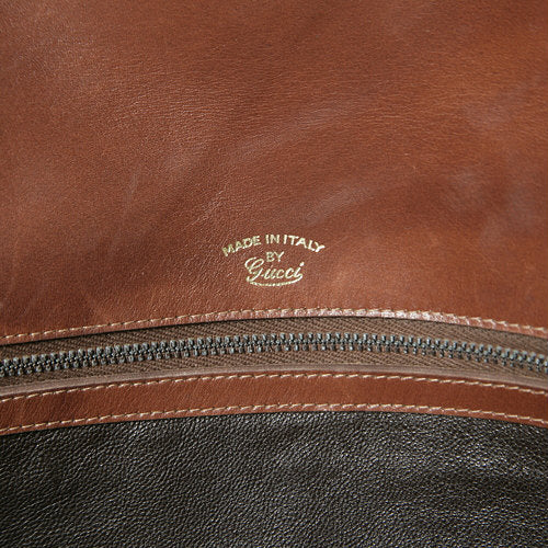 OLD GucciスクエアGGスエードショルダー（茶）