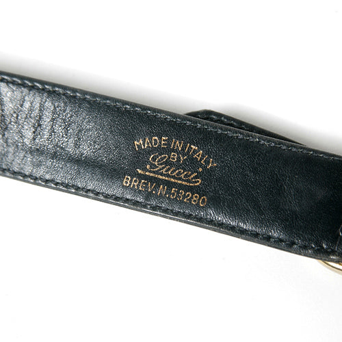 OLD Gucci  ７０ｓスクエアGGショルダー（紺スエード）