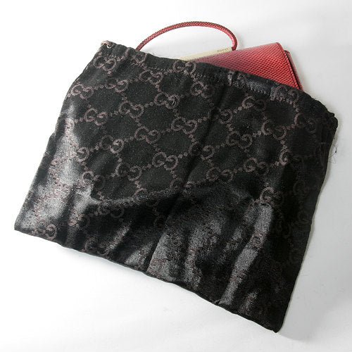 Gucci 　リザードミニショルダー（赤）