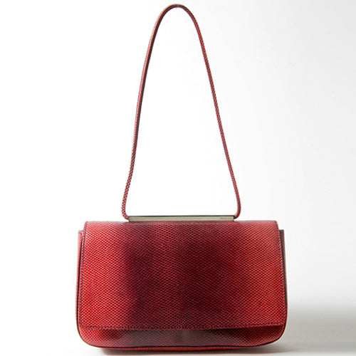 Gucci 　リザードミニショルダー（赤）