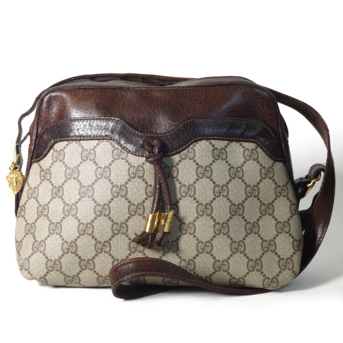 OLD Gucci　フリンジ付きGGショルダー