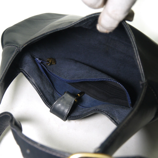 OLD Gucci 　総革シェリー2WAYジャッキーバッグ（濃紺）