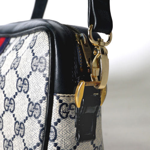 OLD Gucci 　リメイクショルダー（青・小）