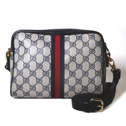 OLD Gucci 　リメイクショルダー（青・小）