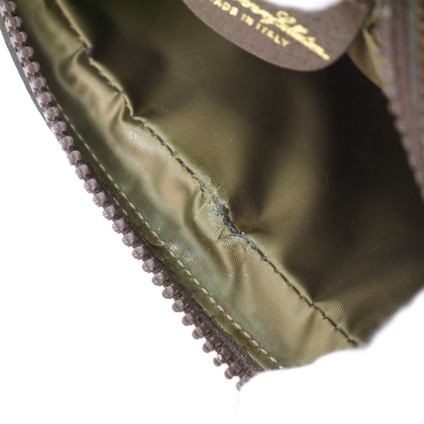 OLD Gucci PARFUM　チェーン付きポーチショルダー（茶・小）