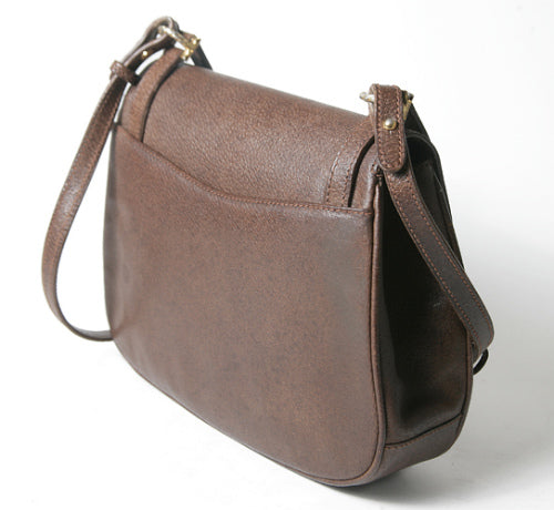 OLD Gucci  ピグスキン総革ショルダー（茶）