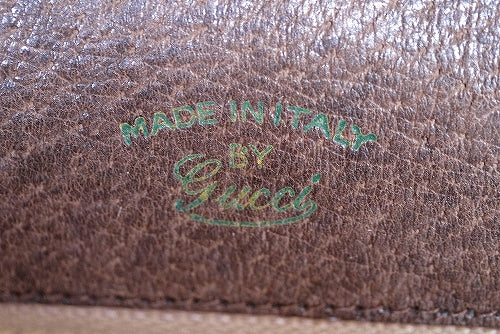 OLD Gucci  ピグスキン総革ショルダー（茶）