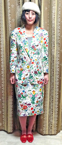 OLD Gucci FLORAスーツ（オフ白）